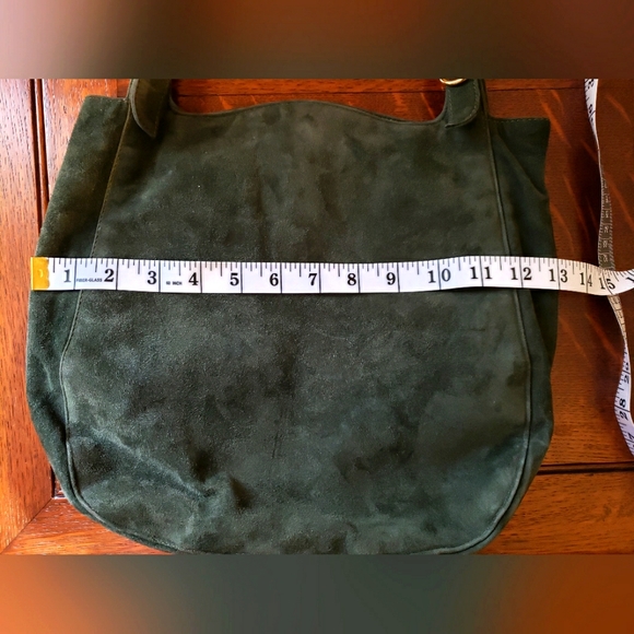 Holt Renfrew Vintage Faux Suede Purse - Picture 3 of 6